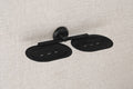 Double Soap Holder 38500 Black 05A6867